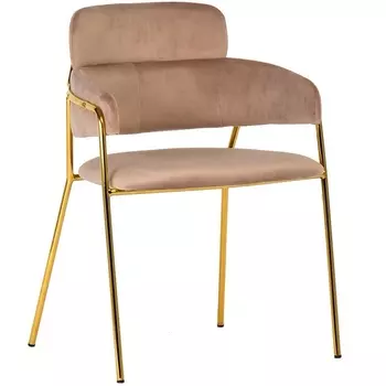 Стул латте с золотыми ножками Bradex Home Napoli FR 0325