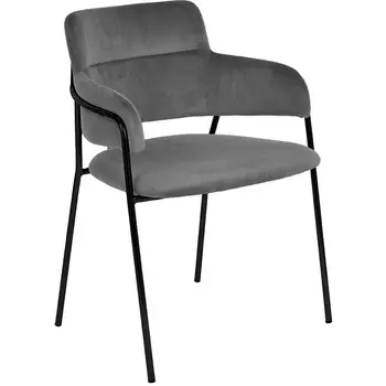 Стул серый с черными ножками Bradex Home Napoli FR 0717