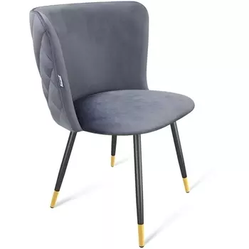 Стул нейтральный серый/черный муар/золото Sheffilton SHT-ST36-3/S95-1 2850381901