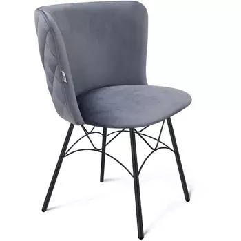 Стул нейтральный серый/чёрный муар Sheffilton SHT-ST36-3/S107 9834564501