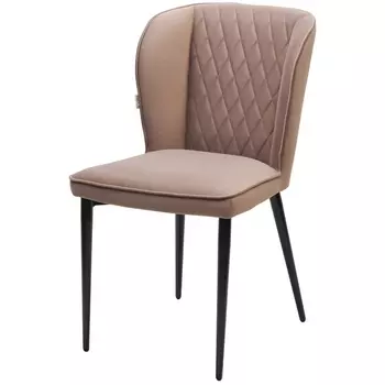 Стул НЕКСТ Barkhat 65 Бежевый, велюр без "пальчиковый"/ черный каркас М-City M-City (4 шт.)