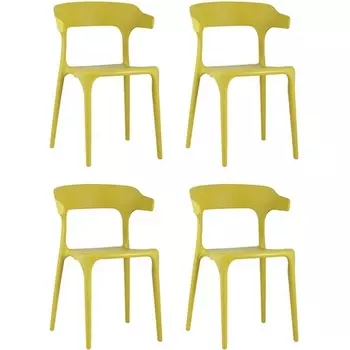 Стул Neo пластик горчичный 4 шт. Stool Group (арт.УТ000037289)