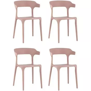 Стул Neo пластик пыльно-розовый 4 шт. Stool Group (арт.УТ000037291)