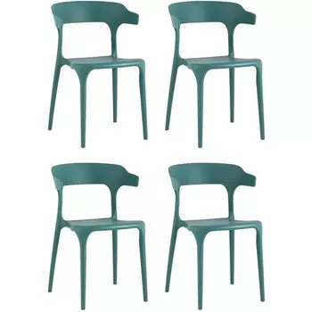 Стул Neo пластик темно-бирюзовый 4 шт. Stool Group (арт.УТ000037293)