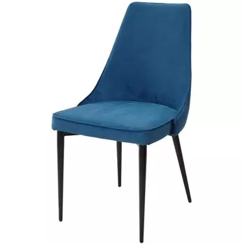 Стул NEPAL-P СИНИЙ ГЕКСАГОН, велюр 54/ 795/ черный каркас (M-City)