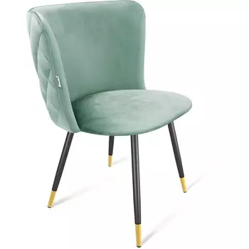 Стул нежная мята/черный муар/золото Sheffilton SHT-ST36-3/S95-1 2850381905