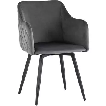 Стул Stool Group Ника вращающийся велюр серый УТ000031327