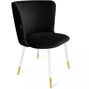 Стул ночное затмение/белый муар/золото Sheffilton SHT-ST36/S129 2787058402