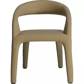 Стул обеденный экокожа бежевый 59*59*75см Garda Decor арт.160KD-57100