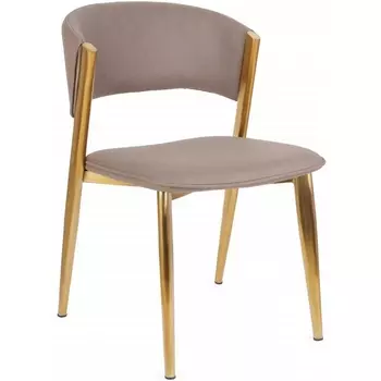 Стул обеденный Аманда DC-1115, бежевый/золотой IST-CASA