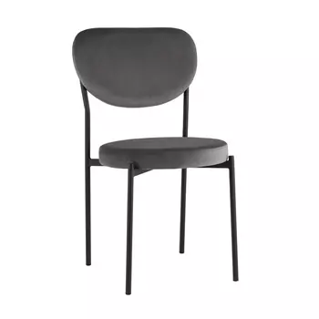 Стул обеденный Барбара велюр серый Stool Group арт.УТ000039436