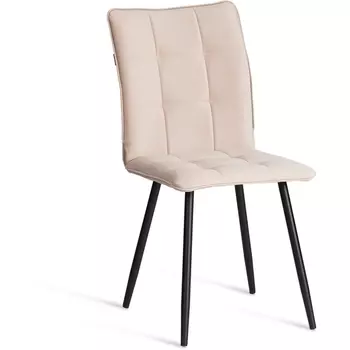 Стул обеденный Bari Tetchair (Флок/Бежевый,Черный) арт.24800