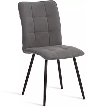 Стул обеденный Bari Tetchair (Флок/Серый,Черный) арт.24644