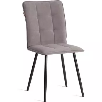 Стул обеденный Bari Tetchair (Флок/Серый,Черный) арт.24802