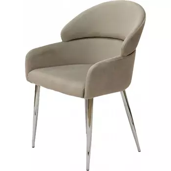 Стул обеденный Берклей D-1202D, серый/хром IST-CASA