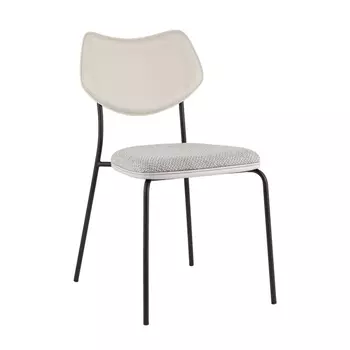 Стул обеденный Casey серый с серой экокожей Stool Group арт.УТ000039574