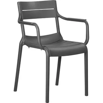 Стул обеденный DOBRIN TIM ARM (темно-серый (GR-04)) Dobrin