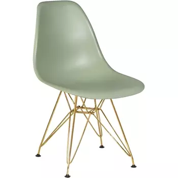 Стул обеденный DSR (ножки золотые, цвет мятный (NX-G-09)) (Dobrin)