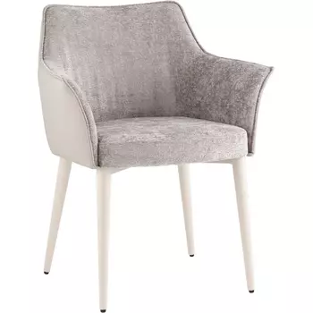 Стул обеденный Feston слоновая кость букле с экокожей Stool Group арт.УТ000039028