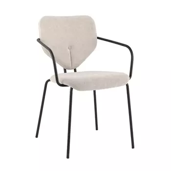 Стул обеденный Masey с подлокотниками бежевый Stool Group арт.УТ000039585