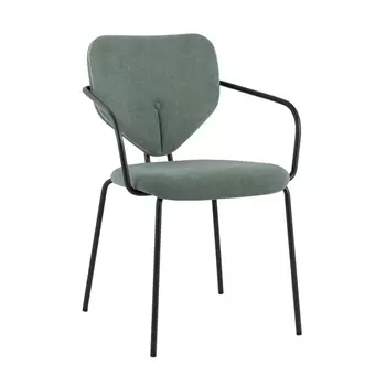 Стул обеденный Masey с подлокотниками зеленый Stool Group арт.УТ000039587