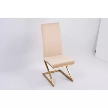 Стул обеденный Палермо MC799-BG-1, 60х46х105 см, бежевый/матовое золото IST-CASA