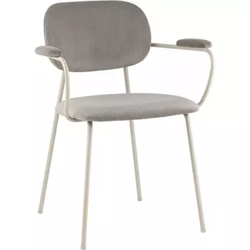 Стул обеденный Stool Group Deia кремовая экокожа черные ножки арт.УТ000040334