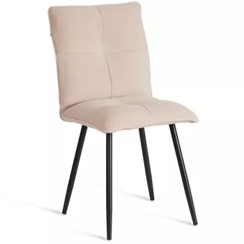 Стул обеденный Sweet Tetchair (Флок/Бежевый,Черный) арт.24814