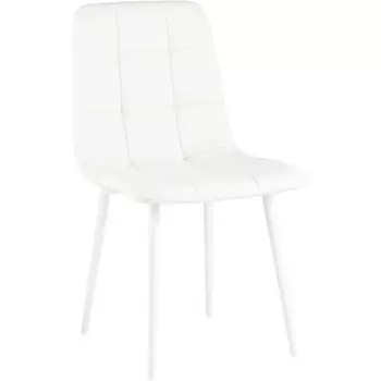 Стул Одди экокожа белый белые ножки Stool Group арт.УТ000039991