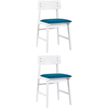 Стул ODEN WHITE синий 2 шт. (Stool Group)