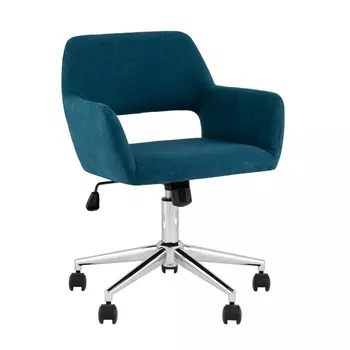 Стул офисный ROSS рогожка синий Stool Group арт.УТ000039438