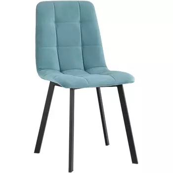 Стул Stool Group Oliver Square велюр пыльно-голубой УТ000034874