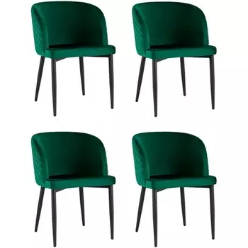 Стул Оскар велюр изумрудный 4 шт Stool Group (арт.УТ000037515)