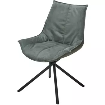 Стул ОСЛО Atmocfera 695 Зеленый / Orakul 695 Зеленый / Черный каркас M-City