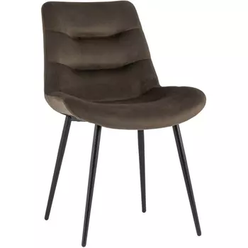 Стул велюр тёмно-коричневый Stool Group Остин УТ000034599
