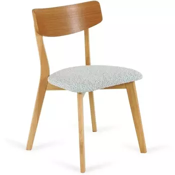 Стул Oxville ОГОГО Обстановочка! (Массив дерева,Букле/Светло-серый) арт.920342