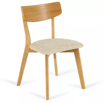 Стул Oxville ОГОГО Обстановочка! (Массив дерева,Букле/Бежевый) арт.920341