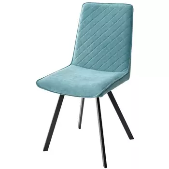 Стул PAINT, цвет B15 Мята, велюр / черный каркас (M-City)