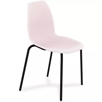 Стул пастельно-розовый/черный муар Sheffilton SHT-ST29/S130 6102655406