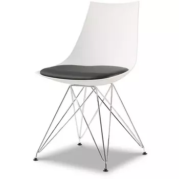 Стул PM062G белый/черный ESF white/black