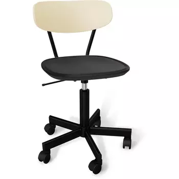 Стул подъемно-поворотный бежевый/черный/черный муар Sheffilton SHT-ST85-2/S121М 4236788702