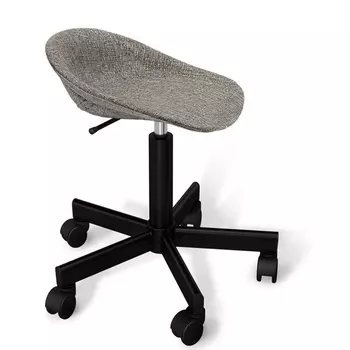 Стул подъемно-поворотный Sheffilton SHT-ST19-SF1/S120M коричневый сахар/черный муар