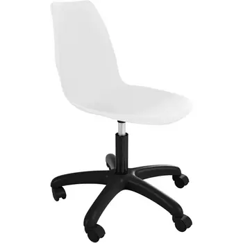 Стул подъемно-поворотный Sheffilton SHT-ST29/S120 белый/черный муар