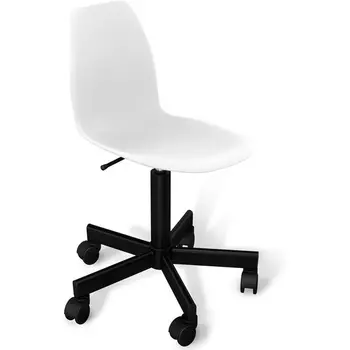 Стул подъемно-поворотный Sheffilton SHT-ST29/S120M белый/черный муар