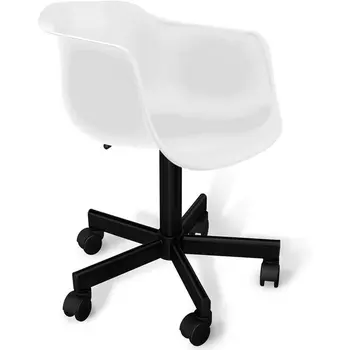 Стул подъемно-поворотный Sheffilton SHT-ST31/S120M белый/черный муар