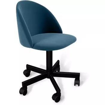 Стул подъемно-поворотный Sheffilton SHT-ST35/S120M тихий океан/черный муар