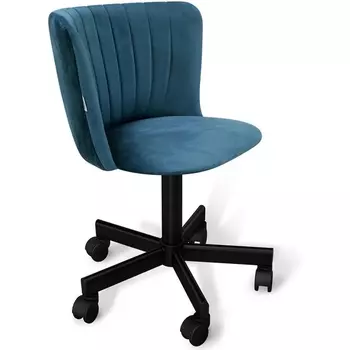 Стул подъемно-поворотный Sheffilton SHT-ST36-1/S120M тихий океан/черный муар