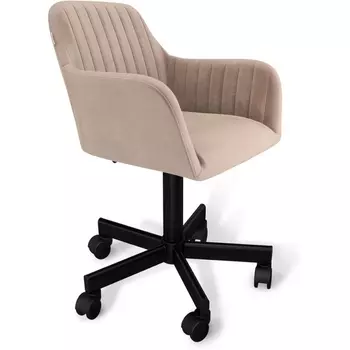 Стул подъемно-поворотный Sheffilton SHT-ST38-1/S120M латте/черный муар