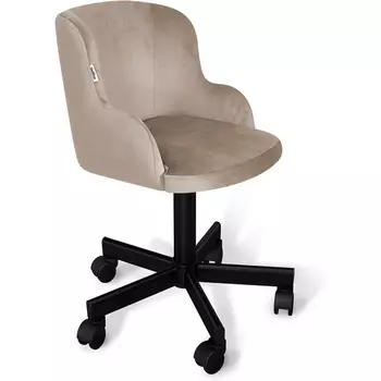 Стул подъемно-поворотный Sheffilton SHT-ST39/S120M латте/черный муар