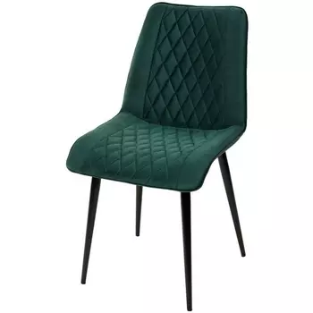 Стул Поль зеленый #19, велюр / черный каркас, 4 шт./ 1 к. (M-City)
